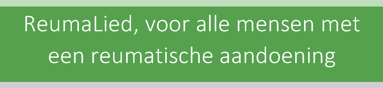 ReumaLied - voor alle mensen met een reumatische aandoening - DEEL!