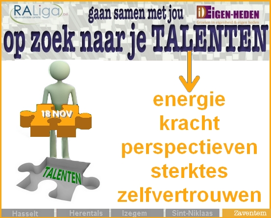 OP ZOEK NAAR JE TALENTEN - workshop Zaventem
